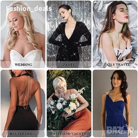 Нов Залепващ Push Up сутиен без презрамки Многократна употреба Жени, снимка 3 - Бельо - 42490294