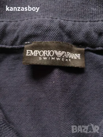 EMPORIO ARMANI POLO - страхотна мъжка тениска XL, снимка 6 - Тениски - 50197270