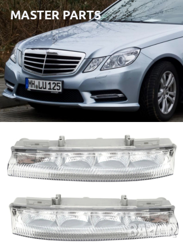 Дневни светлини LED DRL Mercedes W212 , w207 , w204 , w 219 , R172, снимка 4 - Части - 44798180