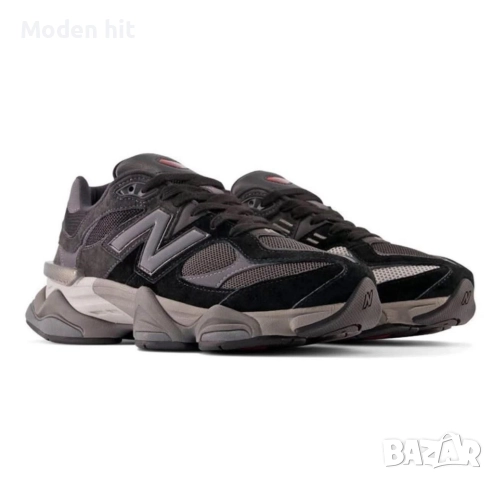 New Balance 9060 black/grey мъжки маратонки висок клас реплика, снимка 2 - Маратонки - 51691276