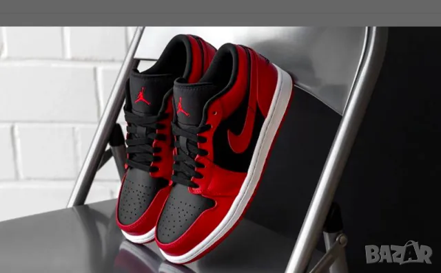 Nike Air Jordan 1 Low GS „Reverse Bred“  номер 39 , снимка 6 - Маратонки - 50178165