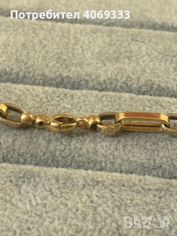 Златен ланец от 14 каратово злато 22.53гр, снимка 13 - Колиета, медальони, синджири - 51752084