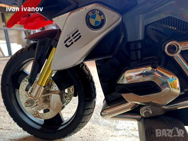 Акумулаторен мотор bmw GS 1200, снимка 5 - Електрически играчки - 53868995