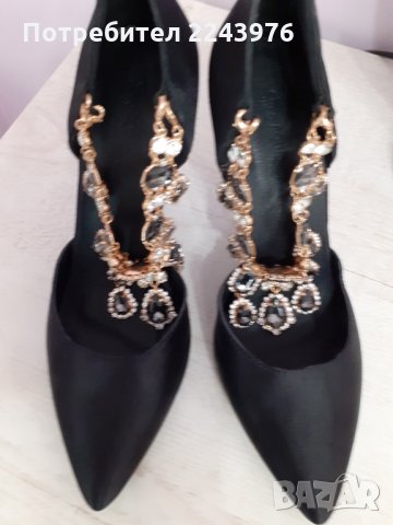 Дамски елегантни обувки с камъни, снимка 3 - Дамски елегантни обувки - 35977812