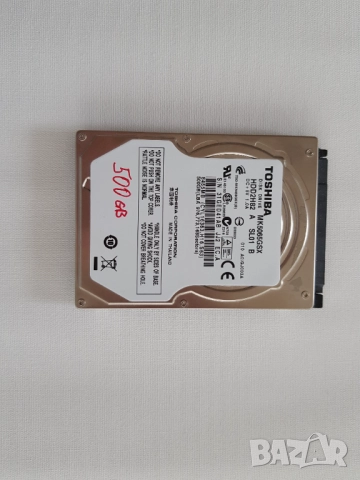 Твърд диск за лаптоп TOSHIBA 2.5" 500