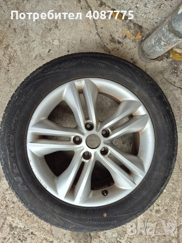 Алуминиеви джанти 6.5J x 17 ET40 за Nissan, снимка 9 - Гуми и джанти - 53404527