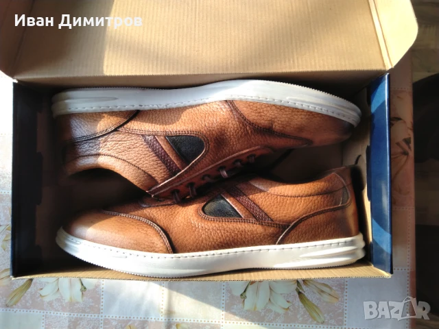 Нови маратонки COPALO 777 изцяло естествена кожа на половин цена. Номер 45., снимка 3 - Маратонки - 50571997