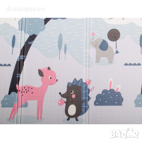 3885 Водоустойчива подложка за игра - сгъваемо шарено килимче, снимка 3 - Други - 44597787