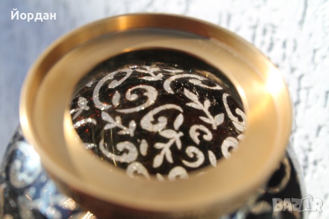 Ваза стъкло и бронз , снимка 17 - Антикварни и старинни предмети - 41715549