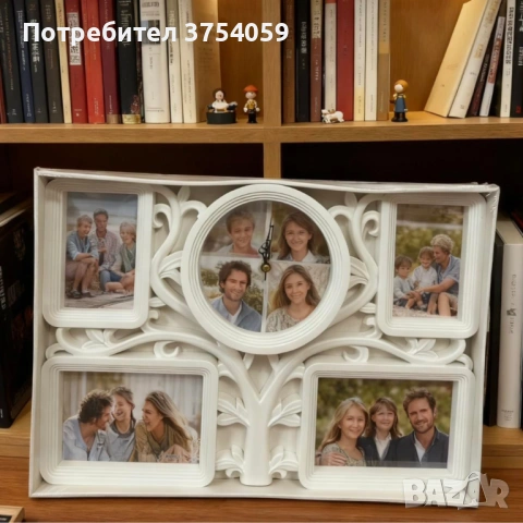 Рамка за снимки с часовник 2 в 1 - Дървото на живота, снимка 4 - Декорация за дома - 53153239
