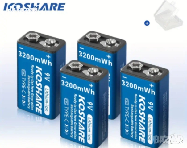 9 V акумулаторна батерия , снимка 2 - Друга електроника - 51984163