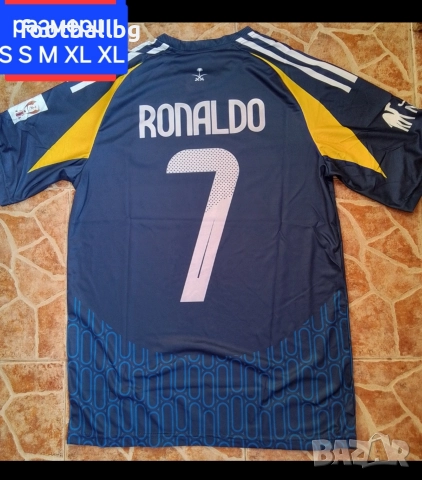 CR7 💙⚽️ мъжка футболна тениска Ал Насър 