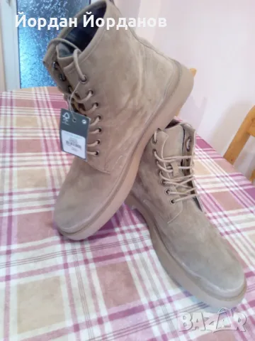 Мъжки кожени обувки , снимка 2 - Мъжки боти - 49494752