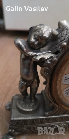 Механичен германски часовник, снимка 4 - Антикварни и старинни предмети - 53286565