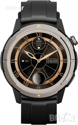 Здрав смарт часовник AGM с Bluetooth разговори, 1.43-инчов AMOLED дисплей