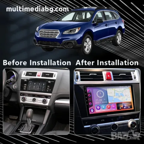 Subaru Legacy 2015-2018 Мултимедия Навигация Android, снимка 2 - Аксесоари и консумативи - 50034350
