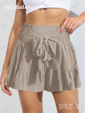 Модни дамски широки къси панталони, 5цвята - 023, снимка 4 - Къси панталони и бермуди - 41245723
