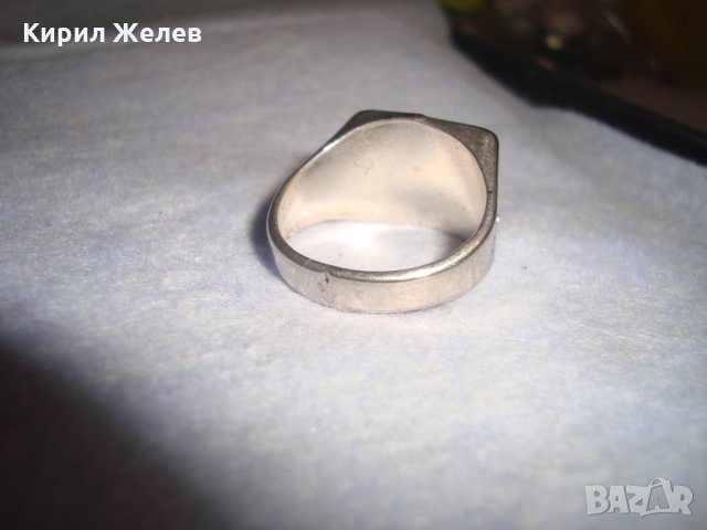 ОСМАНСКИ ПРЪСТЕН с ТУГРА от БЛАГОРОДНА НЕРЪЖАЕМА СТОМАНА КЛАСИЧЕСКИ МОДЕЛ ТУРЦИЯ 25991, снимка 6 - Пръстени - 35950521