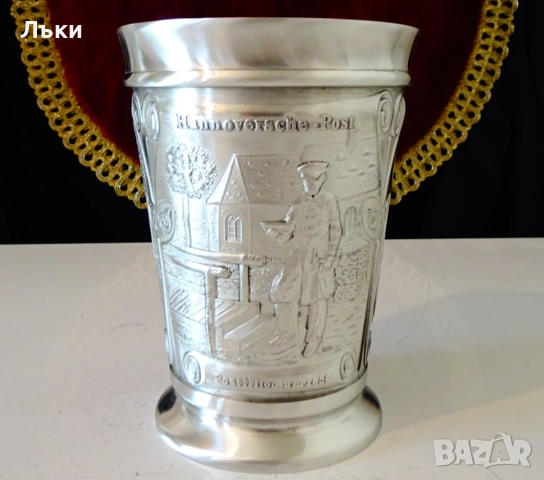 Чаша от калай,халба 300 мл.,стари телефони,конник,Дюрер. , снимка 4 - Антикварни и старинни предмети - 51581098