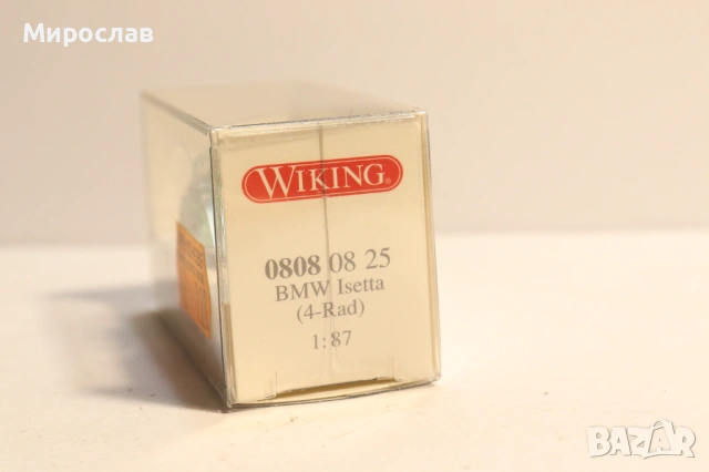 WIKING H0 1/87 BMW ISETTA МОДЕЛ КОЛИЧКА, снимка 4 - Колекции - 53539384