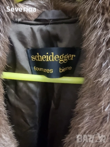 Ново,естествен косъм палто от бобър, снимка 3 - Палта, манта - 53322943