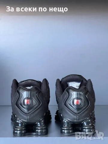 Nike Shox Дамски Черни Маратонки👟Дамски Спортни Обувки В Черен Цвят Найк Шокс Код E166, снимка 4 - Маратонки - 55840843