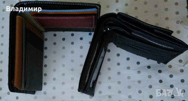 Мъжки портфейли естествена кожа , снимка 2 - Портфейли, портмонета - 52453339