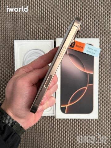 100% Battery 🔋 iPhone 16 Pro ❗️Лизинг от 31€/мес ❗️Desert Titanium❗️128GB , снимка 6 - Apple iPhone - 53682380