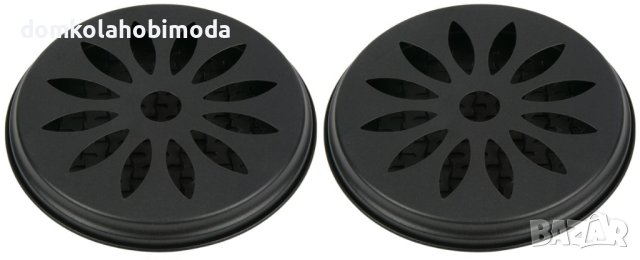 Метални поставки за спирали 2 броя 15x2 сантиметра