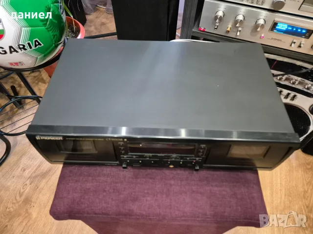 Японски двукасетен дек PIONEER CT-W503R от 1994 г. с добър външен вид и без надрасквания, снимка 5 - Декове - 56155374