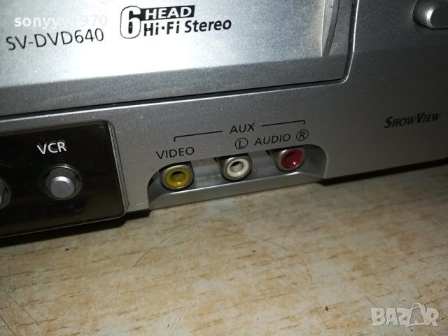 SAMSUNG SV-640DVD 6HEAD HIFI STEREO VIDEO & DVD LNV3008231040, снимка 8 - Плейъри, домашно кино, прожектори - 42018624