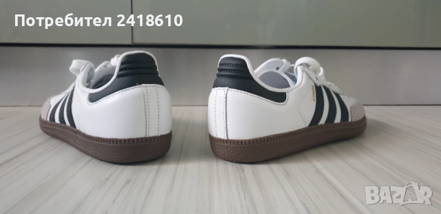 Adidas Samba Leather Sneakers Unisex Size 37 1/2/ 23см  НОВО! ОРИГИНАЛ! Унисекс кецове!, снимка 10 - Кецове - 52335503