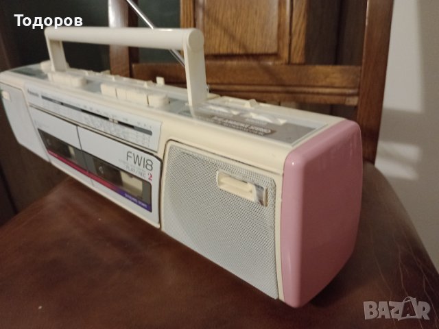 Panasonic FW18 ретро радио касетофон , снимка 4 - Радиокасетофони, транзистори - 38639219