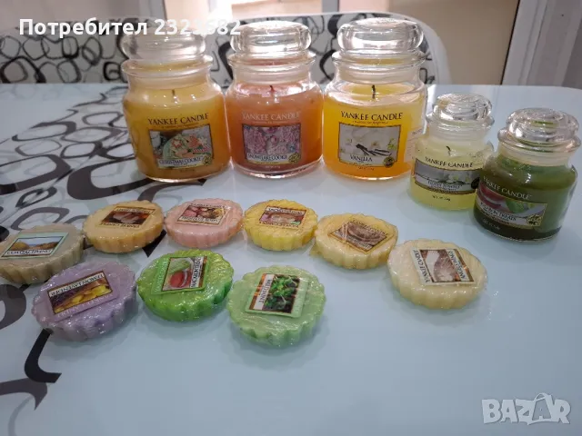 Продавам ароматни свещи на Yankee Candle , снимка 1 - Декорация за дома - 48942317