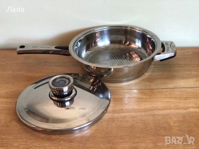 английски Тиган от неръждаема стомана със слоесто дъно и други