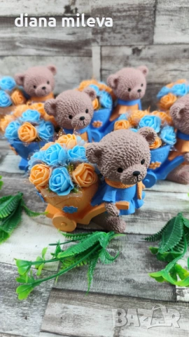 Сладки малки мечета в оранжево и синьо!!, снимка 8 - Декорация за дома - 53639015