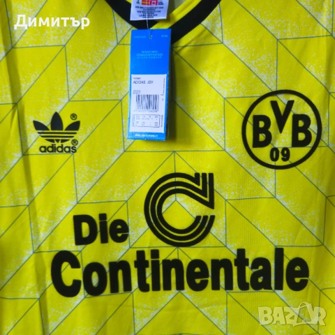 Футболна Тениска Adidas Jersey Borussia Dortmund soccer Zlatkov чисто нова размер 2XL BVB, снимка 6 - Тениски - 53392392
