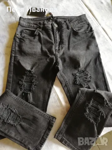 Дънки Disquared с колан, снимка 2 - Дънки - 48541487