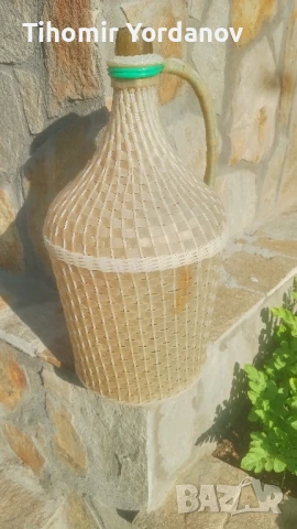 Плетена дамаджана., снимка 5 - Антикварни и старинни предмети - 51320863