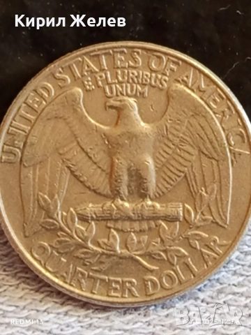 Три монети QUARTER DOLLAR UNITED STATES of AMERICA за КОЛЕКЦИЯ 51901, снимка 5 - Нумизматика и бонистика - 52387782