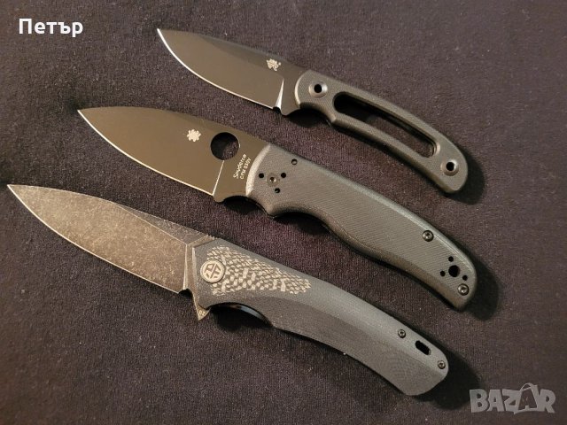 Petrified Fish, D2, Carbon и G10, снимка 7 - Ножове - 35829397