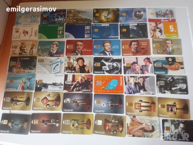 Фонокарти - 69 броя и лот пощенски картички., снимка 2 - Други ценни предмети - 40685538