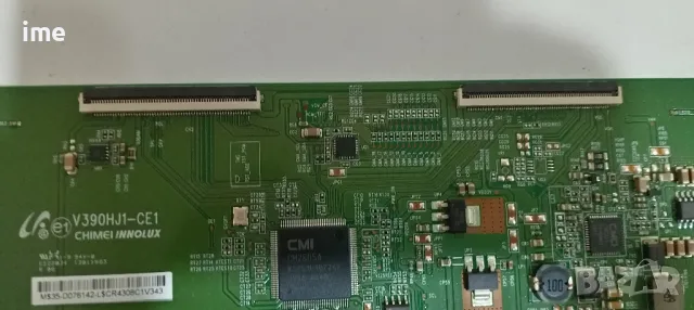 TCON V390HJ1-CE1. Свален от LED ТЕЛЕВИЗОР LG 39LN5758, снимка 3 - Части и Платки - 48169081