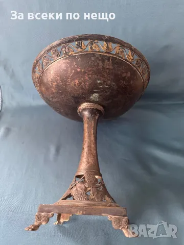 Немска стара посребрена фруктиера с маркировки - WMF, снимка 12 - Антикварни и старинни предмети - 50319468