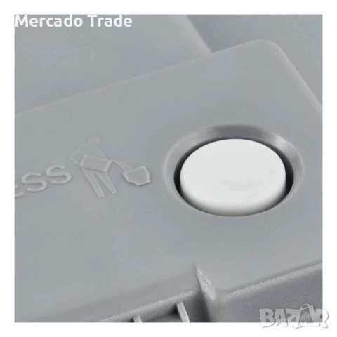 Мобилна химическа къмпинг тоалетна Mercado Trade, Пластмаса, Бял, снимка 9 - Химически тоалетни - 51522109