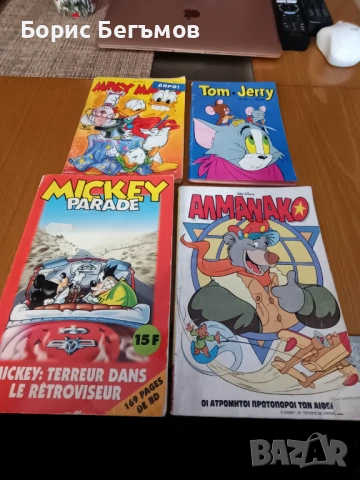 Лот комикси Мики Маус, Том и Джери, снимка 3 - Списания и комикси - 53304583
