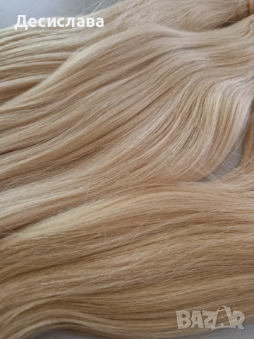 Естествена, гъста, руса коса с плътен косъм и плътни крайща., снимка 2 - Аксесоари за коса - 51482914