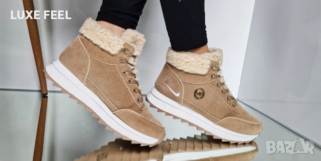 Дамски Боти с Топла Подплата ⚜️ Nike , снимка 2 - Дамски боти - 52940086