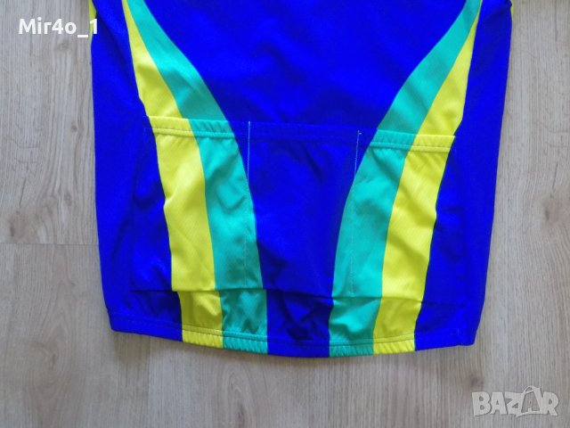 вело джърси santini тениска екип шосейно колоездене мъжко оригинално L, снимка 4 - Спортни дрехи, екипи - 41876878
