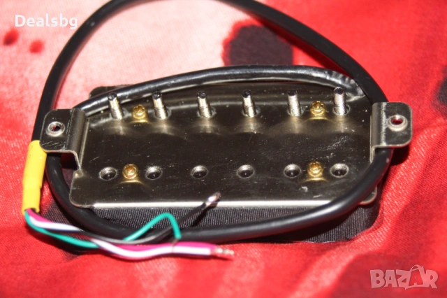  Зебра хъмбъкър на сингли Alnico 5 магнити WAAAH, снимка 6 - Китари - 53467770